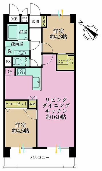間取りを拡大表示