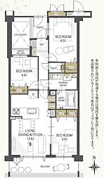 間取図画像 3LDK