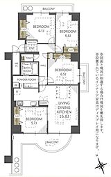 間取図画像 4LDK