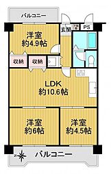 間取図画像 3LDK
