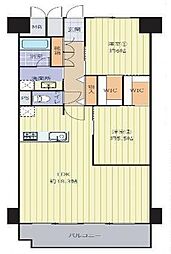 ライオンズマンション舞子 2LDKの間取図画像