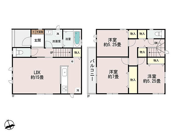 間取りを拡大表示