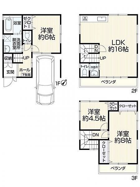 間取りを拡大表示