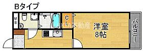 Merry住之江公園  ｜ 大阪府大阪市住之江区御崎6丁目（賃貸マンション1K・8階・22.25㎡） その2