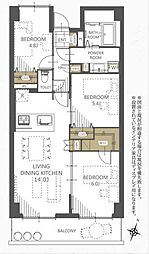 間取図画像 3LDK