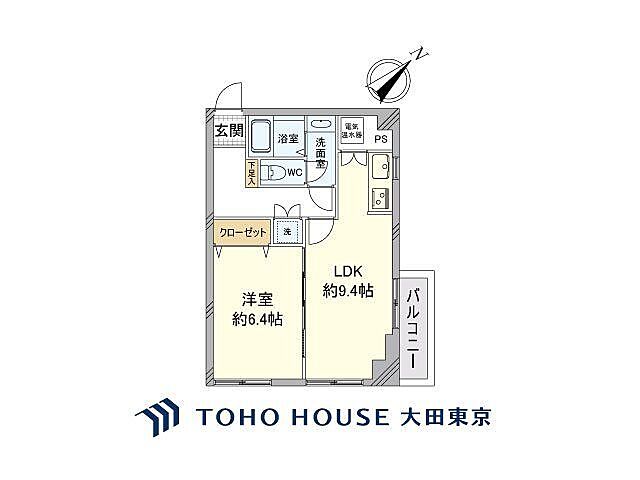 間取り エクレール五反田 5階/-