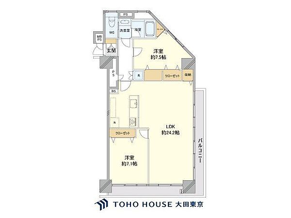 間取りを拡大表示