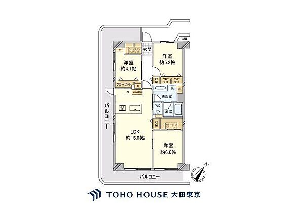 (間取り図）