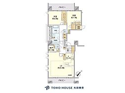 グランリビオ表参道 2LDKの間取図画像