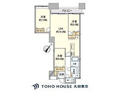 コスモ東京ベイタワー 3LDKの間取図画像