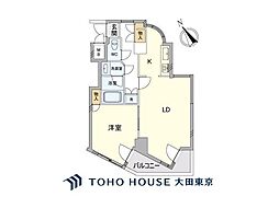 ストークストラーダ雪ケ谷 1LDKの間取図画像