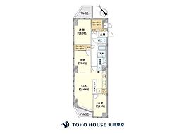 プレジャー・ガーデン葛西 3LDKの間取図画像