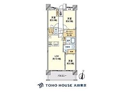 クレストプライムレジデンスアベニュー壱番街 3LDKの間取図画像