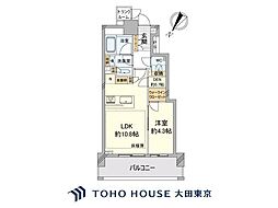 ブリリアザ・タワー東京八重洲アベニュー 1LDKの間取図画像