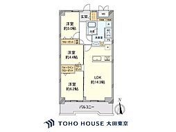 シティコープ大森東1号棟 3LDKの間取図画像