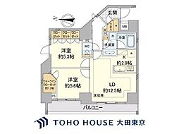 ウィルレーナ目白 2LDKの間取図画像