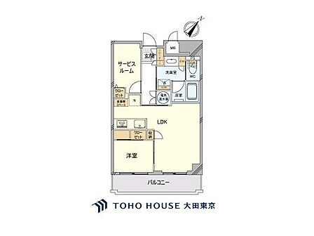 1SLDK 間取り