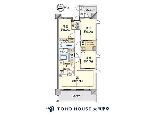 間取りを拡大表示