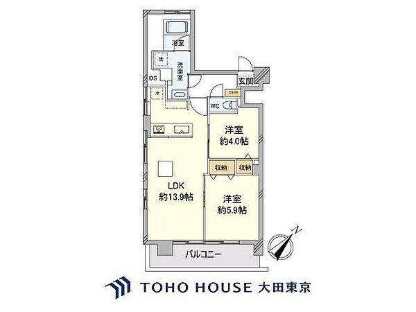 間取りを拡大表示