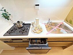 ビルトイン食洗機は、節水や節電機能も充実して家事の手助けをしてくれます。