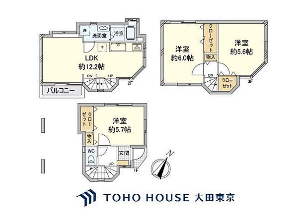 間取りを拡大表示
