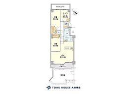 ヒルハイツ宮前平WEST 2SLDKの間取図画像
