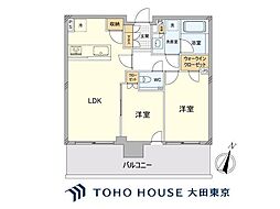 シティタワーズ東京ベイセントラルタワー 2LDKの間取図画像