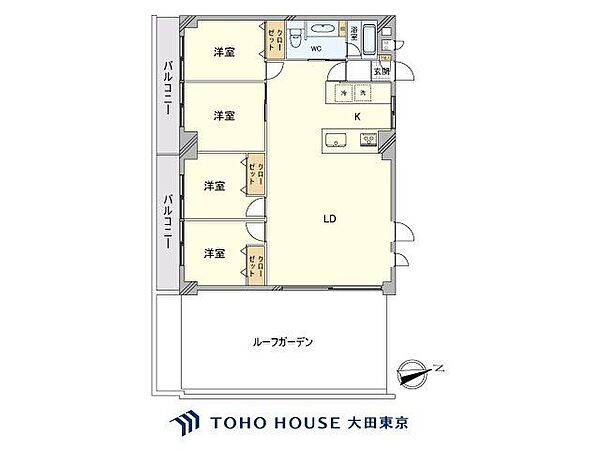 間取りを拡大表示