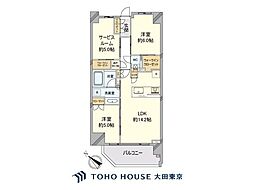 シティハウス文京茗荷谷レジデンス 2SLDKの間取図画像