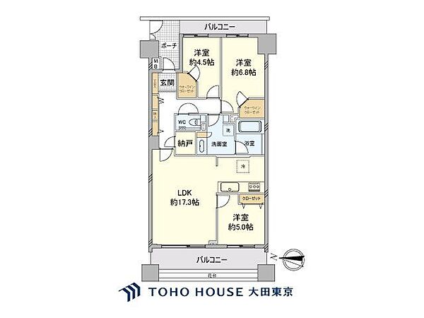 間取りを拡大表示