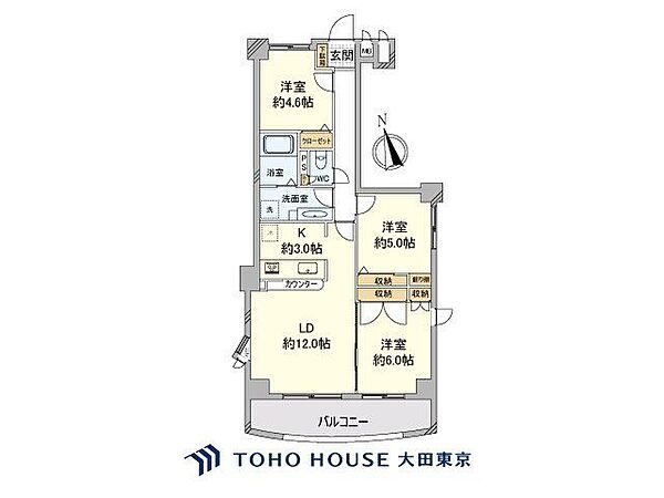 間取りを拡大表示