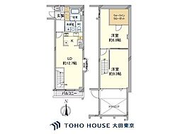 ディナ・スカーラ経堂南 2LDKの間取図画像