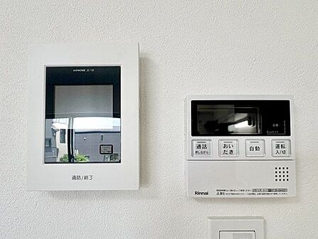 「見える安心」をカタチにしました。誰が来てもわかる様にモニター付きインターホンを設置。