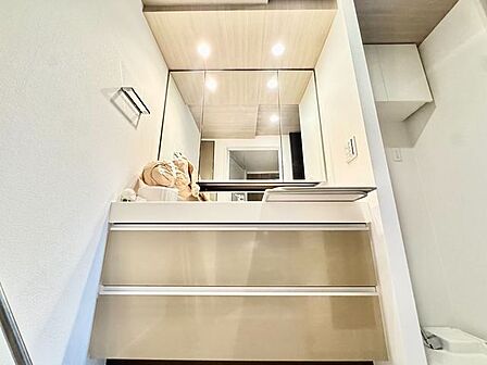 1日の始まりと終わりを心地よく演出してくれる、パウダールーム。心地よいリフレッシュ空間です。