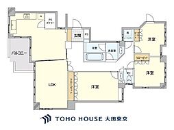 グランベルテ3 3LDKの間取図画像