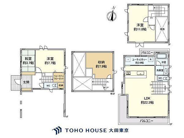 間取りを拡大表示