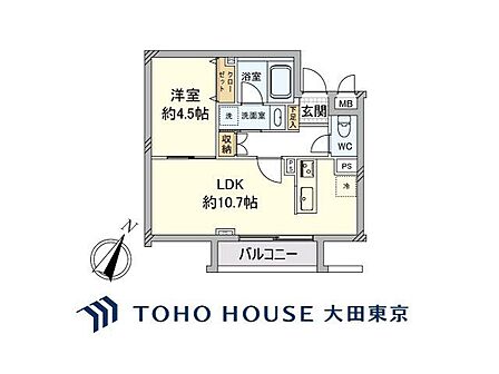 (間取り休日にショッピングを愉しんだり、美味しいものを食べたり、そんな彩りある暮らしが享受できる立地です。)