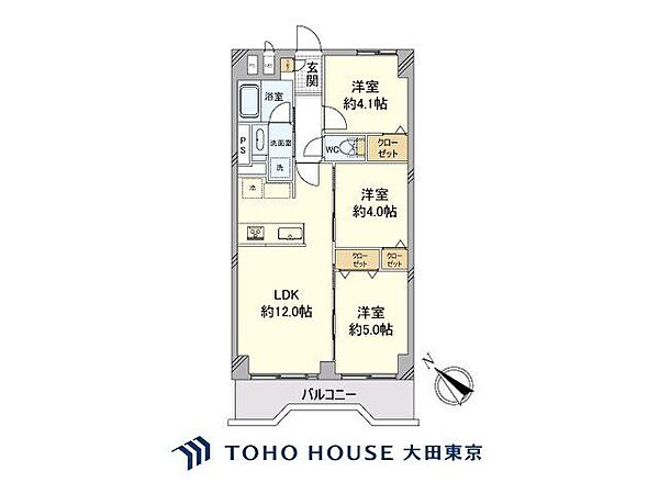 間取りを拡大表示