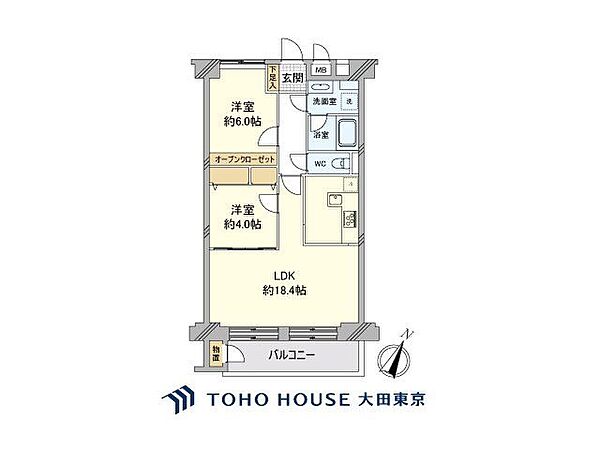 間取りを拡大表示
