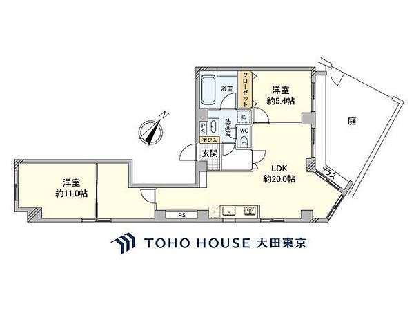 間取りを拡大表示