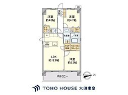 アイリス壱番館 3LDKの間取図画像
