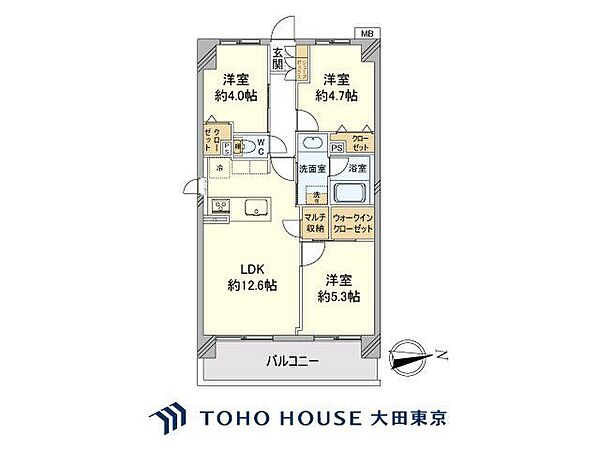 間取りを拡大表示