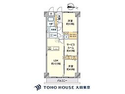 シャンボール第2妙蓮寺 3LDKの間取図画像