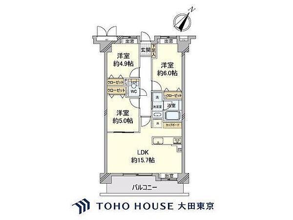 間取りを拡大表示