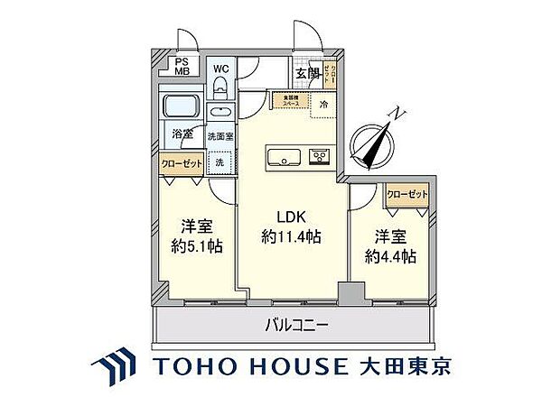 間取りを拡大表示
