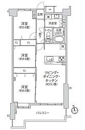 間取図画像 3LDK