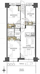 間取図画像 3LDK