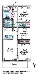 間取図画像 3LDK