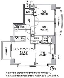 間取図画像 3LDK