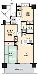 間取図画像 2SLDK